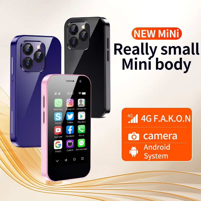 Factory Wholesale 14PRO Mini flip phone 3 inch with 3G/4G Network flip phones for sale smart mobile phones